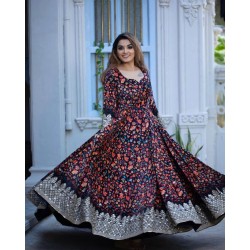 South Indian fashion anarkali gown
